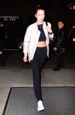 BELLA HADID Night Out in new York 11/09/2015