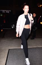 BELLA HADID Night Out in new York 11/09/2015