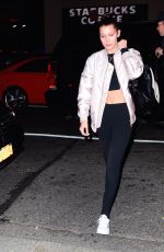 BELLA HADID Night Out in new York 11/09/2015