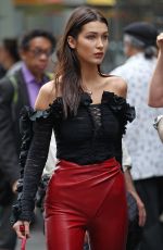 BELLA HADID on the Set of a Photoshoot in New York 11/05/2015