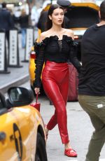 BELLA HADID on the Set of a Photoshoot in New York 11/05/2015