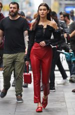 BELLA HADID on the Set of a Photoshoot in New York 11/05/2015