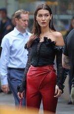 BELLA HADID on the Set of a Photoshoot in New York 11/05/2015