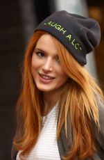 BELLA THORNE at Midnight Sun Film Set in Vancoucer 11/11/2015