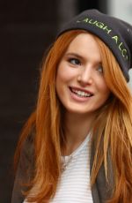 BELLA THORNE at Midnight Sun Film Set in Vancoucer 11/11/2015