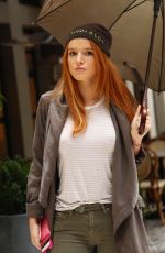 BELLA THORNE at Midnight Sun Film Set in Vancoucer 11/11/2015