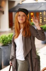 BELLA THORNE at Midnight Sun Film Set in Vancoucer 11/11/2015