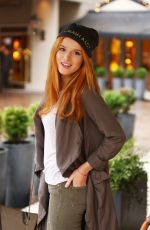 BELLA THORNE at Midnight Sun Film Set in Vancoucer 11/11/2015