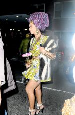 BEYONCE Arrives at Halloween Parade at Charlie Bird Restaurant in New York 10/31/2015