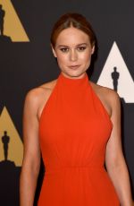 BRIE LARSON at 7th Annual Governors Awards in Hollywood 11/14/2015