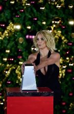 BRITNEY SPEARS at Christmas Tree-lighting Ceremony at Linq Promenade in Las Vegas 11/21/2015