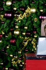 BRITNEY SPEARS at Christmas Tree-lighting Ceremony at Linq Promenade in Las Vegas 11/21/2015
