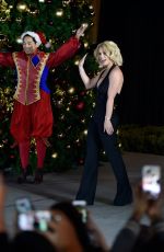 BRITNEY SPEARS at Christmas Tree-lighting Ceremony at Linq Promenade in Las Vegas 11/21/2015