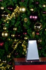 BRITNEY SPEARS at Christmas Tree-lighting Ceremony at Linq Promenade in Las Vegas 11/21/2015