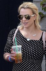 BRITNEY SPEARS Leaves a Recording Studio in Calabasas 11/03/2015