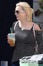 BRITNEY SPEARS Leaves a Recording Studio in Calabasas 11/03/2015