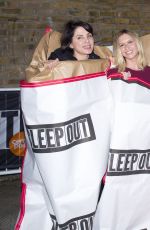 BROOKE KINSELLA at 2015 Sleep Out for Centrepoint at The Old Truman Brewery in London 11/12/2015