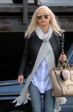 CARA SANTANA Leaves a Nail Salon in Los Angeles 11/25/2015
