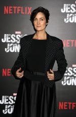 CARRIE-ANNE MOSS at Jessica Jones Premiere in New York 11/17/2015