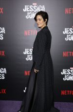 CARRIE-ANNE MOSS at Jessica Jones Premiere in New York 11/17/2015