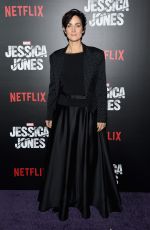CARRIE-ANNE MOSS at Jessica Jones Premiere in New York 11/17/2015