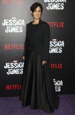 CARRIE-ANNE MOSS at Jessica Jones Premiere in New York 11/17/2015