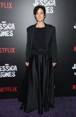 CARRIE-ANNE MOSS at Jessica Jones Premiere in New York 11/17/2015