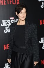 CARRIE-ANNE MOSS at Jessica Jones Premiere in New York 11/17/2015