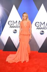 CARRIE UNDERWOOD at 49th Annual CMA Awards in Nashville 11/04/2015