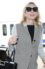 CATE BLANCHETT Arrives at Los Angeles International Airport 11/15/2015