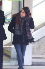 CHARLOTTE CASIRAGHI Arrives at Nice Airport 11/24/2015