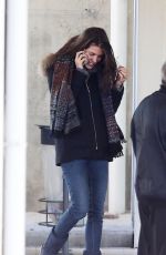 CHARLOTTE CASIRAGHI Arrives at Nice Airport 11/24/2015