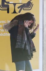 CHARLOTTE CASIRAGHI Arrives at Nice Airport 11/24/2015