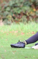 CHLOE MADELEY Working Out at Hampstead Heath  11/12/2015