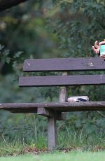 CHLOE MADELEY Working Out at Hampstead Heath  11/12/2015