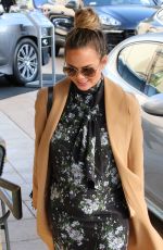 CHRISSY TEIGEN Out and About in Los Angeles 11/24/2015
