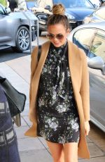 CHRISSY TEIGEN Out and About in Los Angeles 11/24/2015