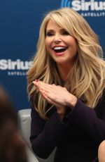 CHRISTIE BRINKLEY at SiriusXM Studios in New York 11/12/2015