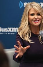 CHRISTIE BRINKLEY at SiriusXM Studios in New York 11/12/2015