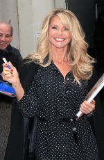 CHRISTIE BRINKLEY Promotes Her Book in New York 11/18/2015