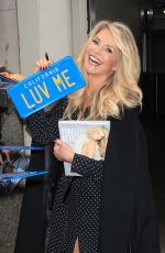 CHRISTIE BRINKLEY Promotes Her Book in New York 11/18/2015