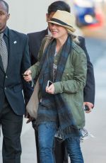 CHRISTINA APPLEGATE Arrives at Jimmy Kimmel Live in Los Angeles 11/11/2015