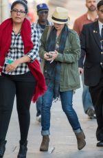 CHRISTINA APPLEGATE Arrives at Jimmy Kimmel Live in Los Angeles 11/11/2015