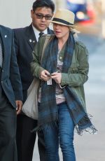 CHRISTINA APPLEGATE Arrives at Jimmy Kimmel Live in Los Angeles 11/11/2015