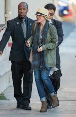 CHRISTINA APPLEGATE Arrives at Jimmy Kimmel Live in Los Angeles 11/11/2015