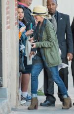 CHRISTINA APPLEGATE Arrives at Jimmy Kimmel Live in Los Angeles 11/11/2015