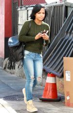 CHRISTINA MILIAN in Ripped Jeans Out in Los Angeles 11/04/2015