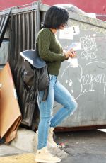 CHRISTINA MILIAN in Ripped Jeans Out in Los Angeles 11/04/2015