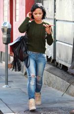 CHRISTINA MILIAN in Ripped Jeans Out in Los Angeles 11/04/2015