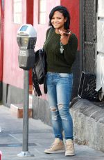 CHRISTINA MILIAN in Ripped Jeans Out in Los Angeles 11/04/2015